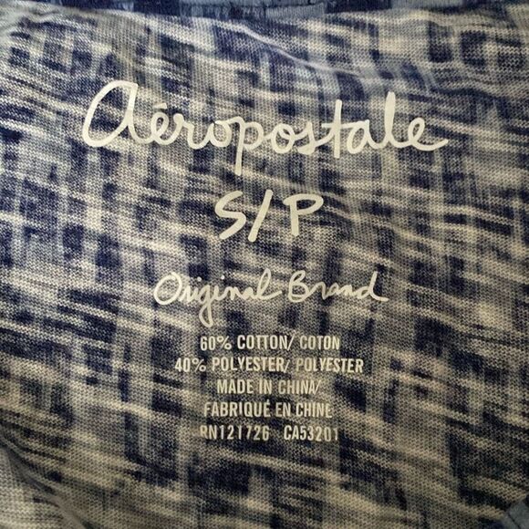 Aeropostale cropped printed tee size S - Picture 8 of 9